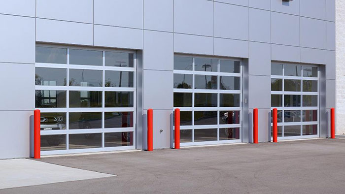 Commercial aluminum garage doors - door company