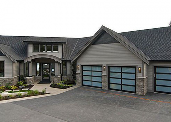 Aluminum Glass Garage Door